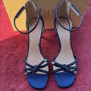 Badgley Mischka Midnight Blue Hells